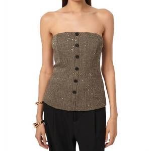 NEW CAMI NYC elliot top in black and tan